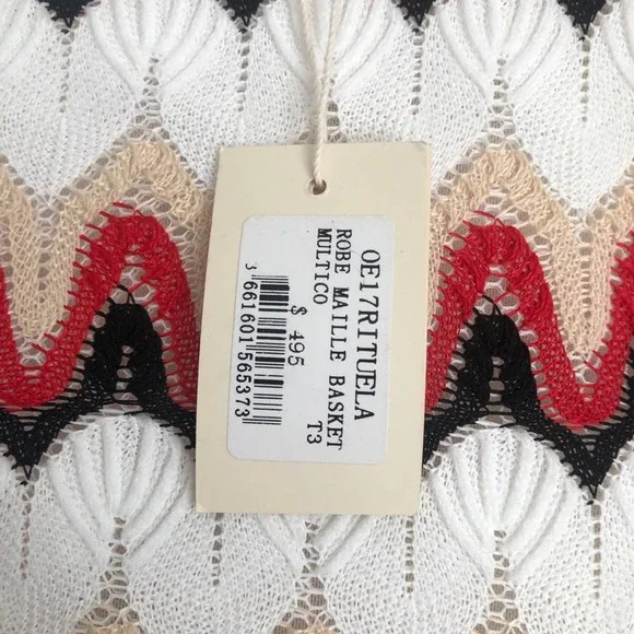 Maje Rituela Crocket Knit Skater Dress - Picture 4 of 11